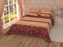 На фото Постельное белье Leleka-Textile Полиэстер 200х220 Оранжевое Евро