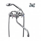 Смеситель для ванны ZERIX D3Q 856 (ZX0008) На фото Смеситель для ванны ZERIX D3Q 856 (ZX0008)