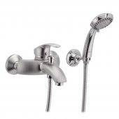 На фото Смеситель для ванны Haiba MARS 009 матовый (HB0258)