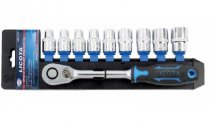 На фото Набор инструмента Licota 1/2 з головками TORX - Е-профиль 10 шт (ABS-12127)
