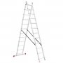 Лестница алюминиевая Intertool 2-х секционная 2*12ступ. 5.93м (LT-0212) На фото Лестница алюминиевая Intertool 2-х секционная 2*12ступ. 5.93м (LT-0212)
