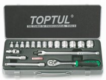 На фото Набор инструмента Toptul 3/8" 18ед. (GCAD1806)