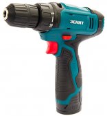 На фото Шуруповерт аккумуляторный Зенит ЗША-1213 А Li-1К (843861)