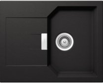 На фото Кухонная мойка Schock Manhattan D100 Xs Nero-13 (22034013)