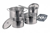 На фото Набор посуды Vinzer Universum Compact 9 предметов (89040)