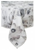 Скатерть Прованс Flowers с кружевом 120х140 см (.003755) На фото Скатерть Прованс Flowers с кружевом 120х140 см (.003755)