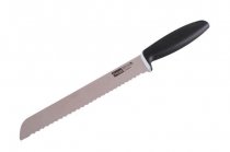 На фото Кухонный нож Fissman ULTRA для хлеба 20 см Black (KN-2072. BR)
