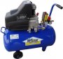 На фото Компрессор Werk BM-24 1.5кВт 24л 200л/мин 8бар 220В (29071)