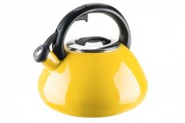 На фото Эмалированный чайник Colorito Limone Bollitore collection, 2,6 л (88628)
