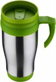Термокружка Bergner 400 мл (RB-3019-GR) На фото Термокружка Bergner 400 мл (RB-3019-GR)