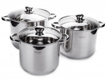 Набор кастрюль из нержавеющей стали Edenberg 6 предметов (EB-530) На фото Набор кастрюль из нержавеющей стали Edenberg 6 предметов (EB-530)