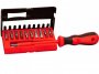На фото Отвертка диэлектрическая Mastertool с насадками 25 мм 11 шт в кейсе (40-0041)