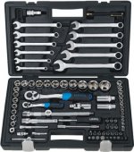 На фото Набор инструмента Licota 1/4" и 1/2" 6 гр. 83 предмета (ALK-8015F)