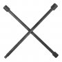 На фото Ключ крестовой Intertool 16"*406мм, D=16мм, 17; 19; 21; 1/2" (HT-1603)