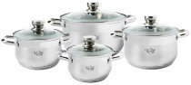 На фото Набор посуды Krauff Meister Plus 8 предметов 26-242-020