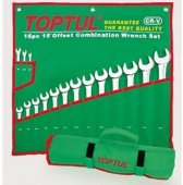 На фото Набор ключей комбинированных Toptul 16 шт 1/4" - 1-1/4" (GBAA1604)
