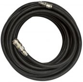 На фото Шланг резиновый воздушный армированный Intertool 20 атм 10х17 мм 10 м (PT-1734)