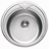 На фото Кухонная мойка Haiba 510 Decor декорированная (HB0544)