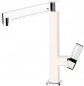 Кухонный смеситель Schock Aquamill Polaris-99 белый (71200099) На фото Кухонный смеситель Schock Aquamill Polaris-99 белый (71200099)