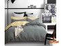 На фото Комплект постельного белья Love you 180х230 см 4шт Полуторный Серый (Pattern 115)