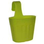 На фото Горшок для цветов Time Eco Fiorenza 21 см зеленый (8718861075991)