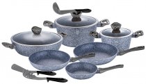 На фото Набор посуды Berlinger Haus Forest Dark Gray 12 предметов (BH-1584)