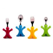 На фото Набор детских столовых приборов Fissman Коровка 24 предмета (CY-3003.24)