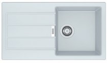 На фото Кухонная мойка Franke Sirius Tectonite SID 611-78 Slim Белая (114.0497.958)