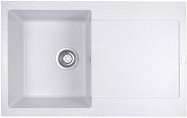 На фото Кухонная мойка Idis Carex Snow 130
