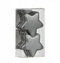 На фото Елочные украшения Звезды House of Seasons комплект 6 шт серый (1025920)