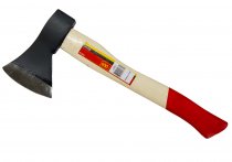 На фото Топор Intertool 600г, деревянная ручка (HT-0266)