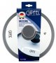 На фото Крышка стеклянная Gipfel 20 см силиконовый обод (1030)