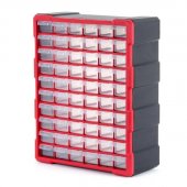 На фото Органайзер Intertool 19" 475х380х160 мм 60 ячеек (BX-4016)