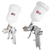 На фото Краскораспылитель Intertool HP STEEL PROF 1.4мм, 600мл, три регулировки (PT-0112)