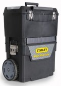 На фото Тележка Stanley Mobile Work Center 2в1 473х302х627 мм с колесами (1-93-968)