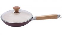 На фото Сковорода Krauff Tabacco 22 х 4.5 см с керамическим покрытием (25-45-050)