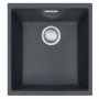 На фото Кухонная мойка Franke Sirius Tectonite SID 110-34 Черная (125.0331.031)