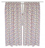 На фото Штора Прованс by Andre Tan Садовые цветы 145х250 см 1шт (.000226)