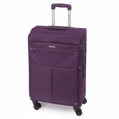На фото Чемодан на колесах Gabol Daisy (M) Plum (924613)