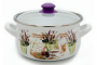 На фото Кастрюля Savasan 22 см 4.8 л Лаванда (6340715)