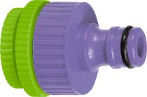 На фото Адаптер PALISAD пластмассовый, 1/2"-3/4"-1", внутренняя резьба (65735)