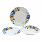 Набор столовый Оселя 18 предметов Цветы (21-206-125) На фото Набор столовый Оселя 18 предметов Цветы (21-206-125)
