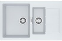 На фото Мойка для кухни Franke Sirius Tectonite SID 651-78 Белая (114.0497.986)