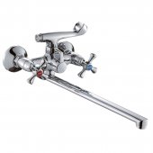 На фото Смеситель для ванны Haiba SMES 140 (HB0782)