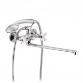 Смеситель для ванны MIXXUS PREMIUM FOBOS 140 (MI0615) На фото Смеситель для ванны MIXXUS PREMIUM FOBOS 140 (MI0615)