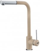 Кухонный смеситель Franke SIRIUS фрагранит хром/бежевый (115.0476.822) На фото Кухонный смеситель Franke SIRIUS фрагранит хром/бежевый (115.0476.822)