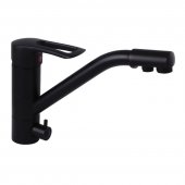 Смеситель для кухни Haiba HANSBERG 021 черный (HB3915) На фото Смеситель для кухни Haiba HANSBERG 021 черный (HB3915)