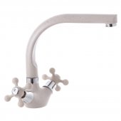 Смеситель для кухни MIXXUS COLOR 273 бежевый (MI2761) На фото Смеситель для кухни MIXXUS COLOR 273 бежевый (MI2761)