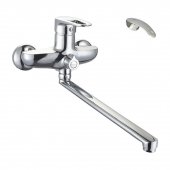 Смеситель для ванны ZERIX NGB 135 (ZX2693) На фото Смеситель для ванны ZERIX NGB 135 (ZX2693)