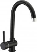 Кухонный смеситель Laveo LETE черный (BQX_768D) На фото Кухонный смеситель Laveo LETE черный (BQX_768D)